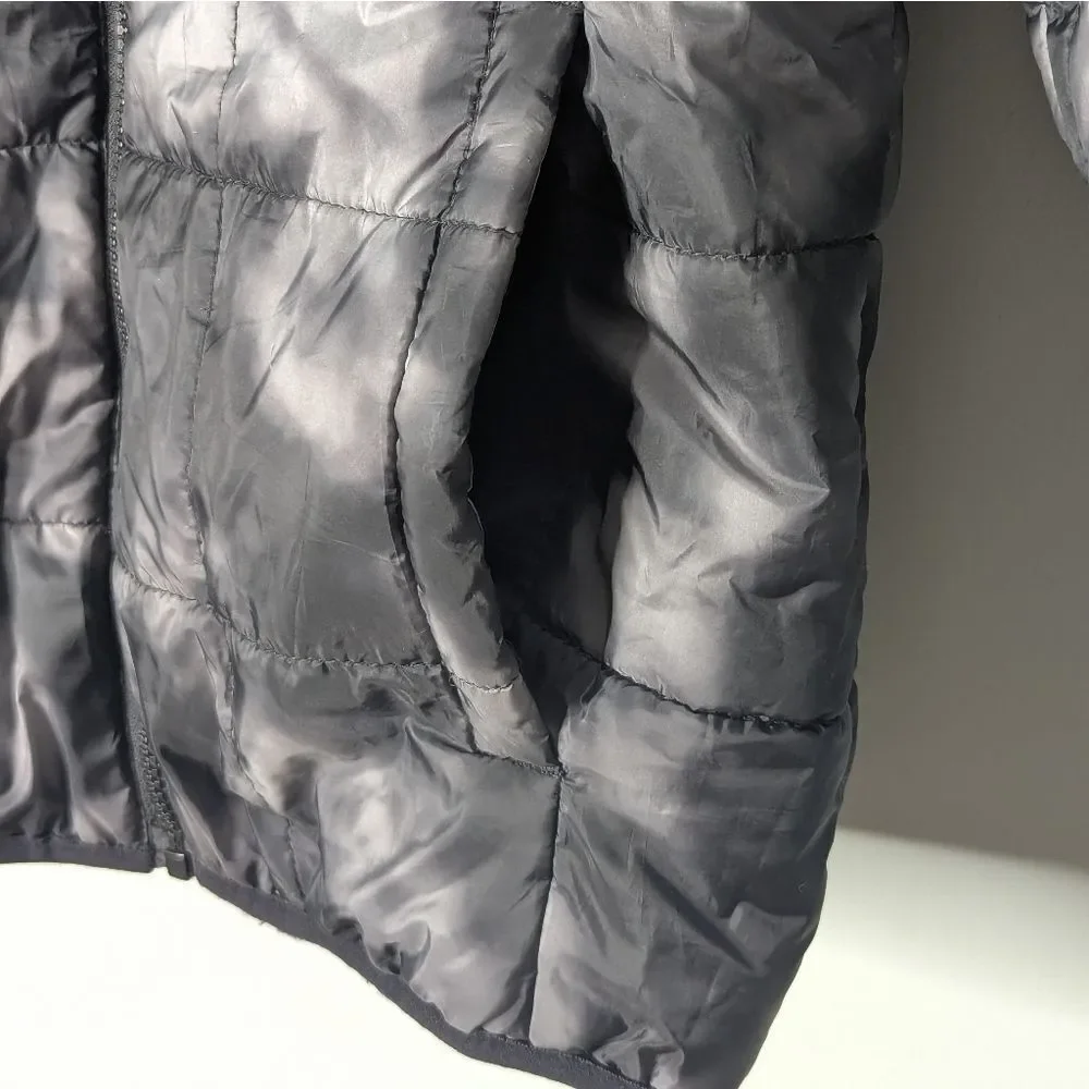 GERRY Kid's Unisex Puffer Black Grey Tie Dye Camo Winter Jacket Size L 14 16